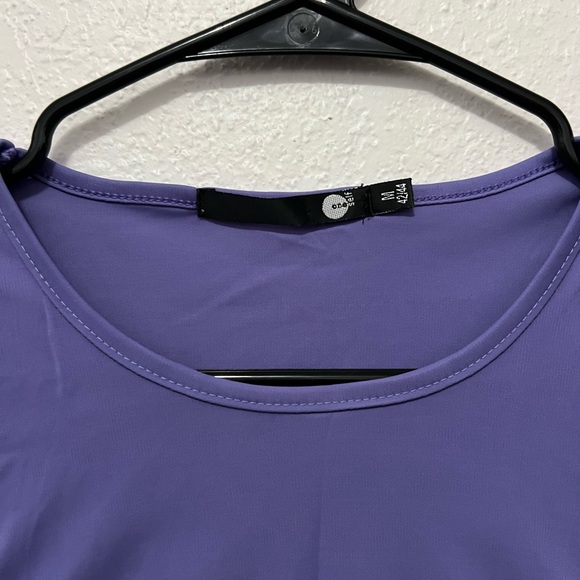 Purple Rutched Tank Top - Picture 3 of 4